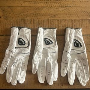 Callaway Golf Gloves - Right Hand - Medium/Large - 3 Pack